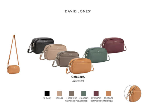 CARTERA CROSSBODY DAVID JONES  CM6920A